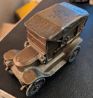1974 Vintage Stanley Die Cast Metal 1910 Ford Model-t Car Piggy Coin Bank Marion
