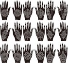 18 Sheets Henna Stencils Henna Tattoo Stencil Kit  For Hands - Indian And Ara   