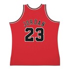 Michael Jordan Autographed 1998 Chicago Bulls Red Authentic Finals Jersey Uda