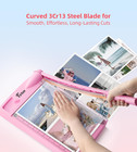 12 Guillotine Paper Cutter Heavy Duty 12 Sheet Trimmer Pink