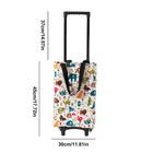 Shopping Trolley Rolling Cart With Removable Bag Foldable Personal Handtruck