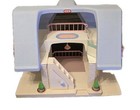 Vintage Little Tikes Blue Roof 2 Story Doll House   Lots Of Accessories 1989 