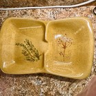 Glidden Pottery Alfred Stoneware Sergio Dello Strologo Buffet Platter Saffron