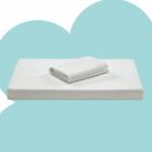 Flat Memory Foam Crib Mattress   Baby Mattress 38x26x3  With 1x Removable Cover