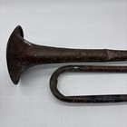 Vintage Rexcraft Official Boy Scouts Of America Brass Bugle Horn No Mouthpiece