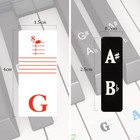 Piano Keyboard Stickers For 88 76 61 54 49 37 Key For Beginners Staff Boards    