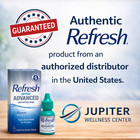 4 Bottles - Refresh Optive Advanced Eye Drops 0 33 Fl Oz - Exp 9 2027
