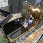 Singer Featherweight 221-1 Electric Sewing Machine W  Pedal   Accessories