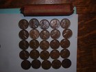Wheat Penny Lot 1953 Full Roll Of 50 Cents Above Avg 1953d Mixed Lincoln Cent