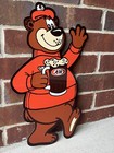 18 Inch Rooty Bear Vintage Style  Aluminum Die Cut Sign