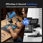 4k Auto Focus Digital Soldering Microscope 10  2000x Flex Arm Coin Microscope