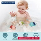 Sephix Bath Toys For Toddlers 1-3  Cute Swimming Turtle Bath Toys For 1 2 Year O