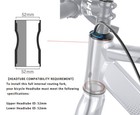 Carbon 1 1 8 To 1 1 2 Tapered Gravel Road Bike Full Internal Cable Routing Fork