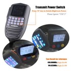 Anysecu Wp-9900 25w Fm Radio Dual Band Tri-display Kt-wp12 Car Walkie Talkie