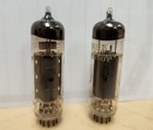 Vintage Pair Of Webcor 84el 6bq5 Tubes Great Britain Works  Cool 