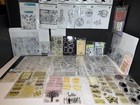 Lot Of 25 Packs Clear   Rubber Cling Stamps  Mixed Themes- Scrapbook-new   Used