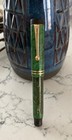 Vintage Parker Duofold Jr Jade Green Marble Fountain Pen