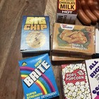 Vintage Lot Pretend Grocery Box Play Food For Kid s Toy Kitchen 70   s With Basket