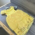 Disney Princess Belle Fancy Dress Costume Girls Size 3 Dress Up Halloween Party