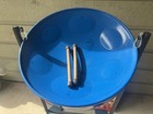 Jumbie Jam Steel Drum Kit     Blue     Made In Usa     Stand   Mallets