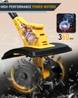 21v Cordless Garden Tiller   Cultivator  360rpm Small Rototiller For Lawn   Soil
