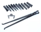 Fiery Furnace Blacksmith - 12pc Mini Punch   Tong Set - Made In The Usa