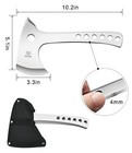Throwing Axes- 6 Pack  10 2  Tomahawk Axe  Full Tang With Sheath Stainless St   