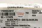 3z10-301556-v1  lot Of 2    Block pipe E-gas Slide  rlsa    Tokyo Electron