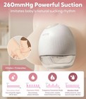 Hands Free Breast Pump  Wearable Electric Breastfeeding Pump With 4 Modes   9   