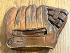 Vtg 1930 Wilson Streamline Kurv-form Finger Leather Baseball Glove Model 223120