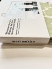 Marimekko Shower Curtain Unikko Celadon Green Floral 100  Cotton 72x72 Nwt