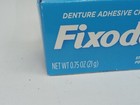 Fixodent Denture Adhesive Cream Original 0 75 Oz
