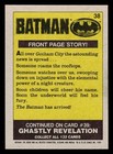 1989 Topps Batman Movie Trading Card  38 Front Page Story 