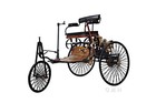 1886 Mercedes Benz Patent Motorwagen Metal Desk Car Model 14  Automotive Decor