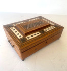 Sadeli Micro Mosaic Sewing Box -great Condition About As Good As They Get- 1890