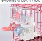 Rabbit Water Bottle  17oz Hanging Water Fountain Automatic Dispenser No Leak    