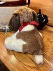 Russ Berrie Vintage Plush Nwt St  Bernard Christmas
