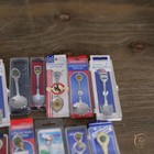 Mixed Lot Souvenir Collectors Spoons Silver Plate Gold Tone Sealed Usa Made