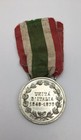 Italy Umberto I 1848-1870 Silver  Medal   Wars For Italian Independence