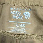 Mountain Hardwear Joggers Women 16 Brown Nylon Hiking Outdoor Pants