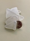 W 2133 Genuine Surf Tumbled Sea Glass snow-frosted Beach Glass