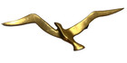 Vintage Seagulls Mcm Brass Wall Decor Set- 1960 s
