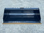 Xhd 84  Severe Duty Smooth Bucket With Bolt On Cutting Edge Fits Skid Steer