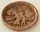 Philippines Carved Wood resin Plate Early Filipino Family Hunting Gathering 3   