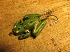 Vintage  1900 Pflueger  kormish Frog  Fishing Lure  Pflueger Rare Frog Lure  Gc