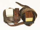 Antique 19thc European Tefillin   Embroidered Velvet Bag - Holocaust Era Heritag
