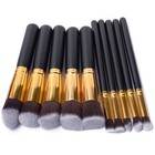 10pcs Kabuki Make Up Brushes Set Eye Shadow Blusher Face Powder Foundation Brush