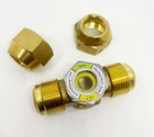 Hvac Copper Line Set Pipe Flaring Joint Connector W  Sight Glass 1 4 1 2 3 8 5 8