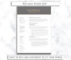 Resume Template  Cover Letter   Us Letter Cv  executive Resume Cv  Word Files  2