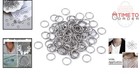 2000pcs Stainless Steel Open Jump Rings 10mm Jewelry Chainmail Findings